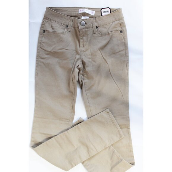 No Boundaries-Size 3 Junior- Skinny Jeans (2Pair) Black & Khaki-New With Tags - Picture 4 of 5
